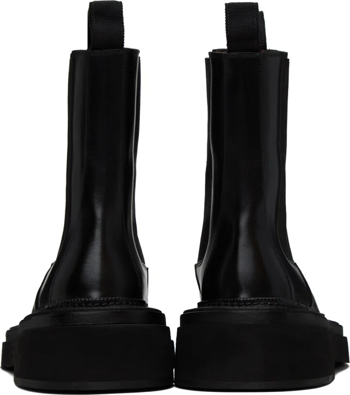 Marsèll Black Pollicione Chelsea Boots - Image 2