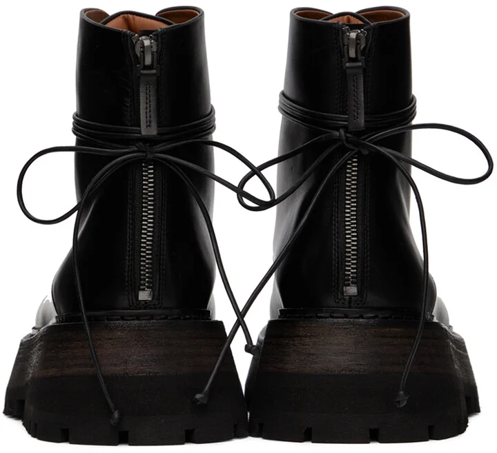 Marsèll Black Quadrarmato Boots - Image 2