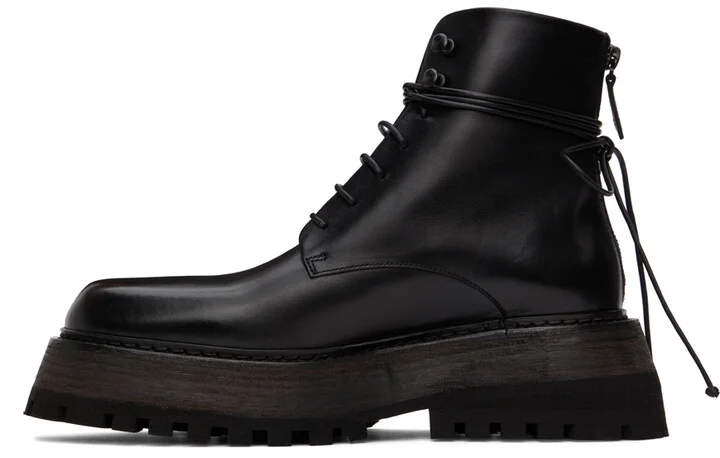 Marsèll Black Quadrarmato Boots - Image 3