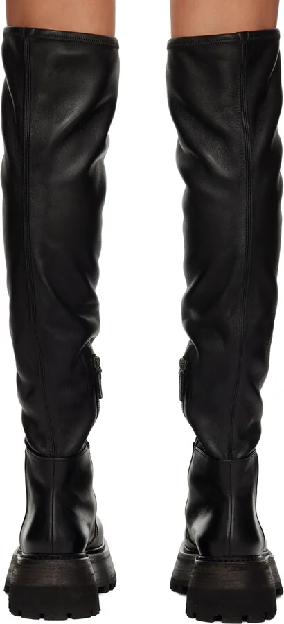 Marsèll Black Quadrarmato Boots - Image 2