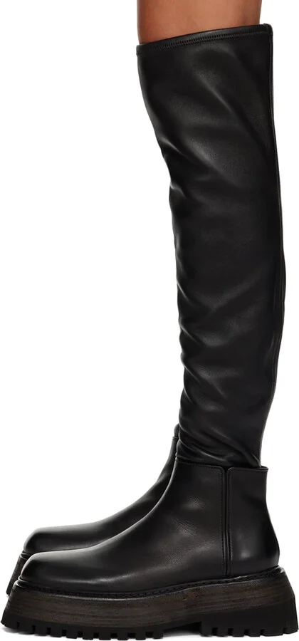 Marsèll Black Quadrarmato Boots - Image 3