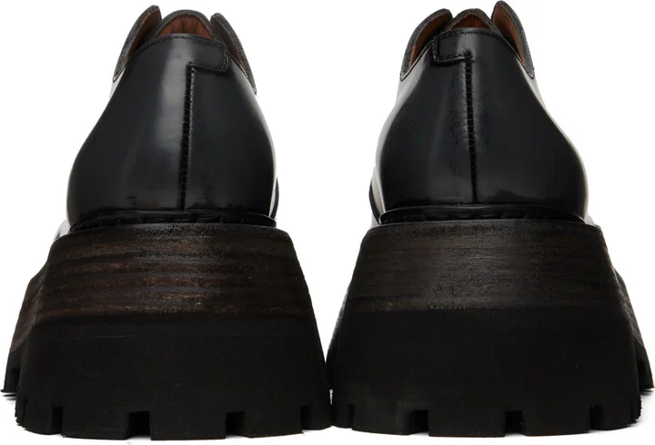 Marsèll Black Quadrarmato Derbys - Image 2