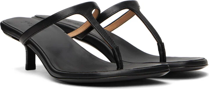 Marsèll Black Sottiletta Heeled Sandals - Image 4