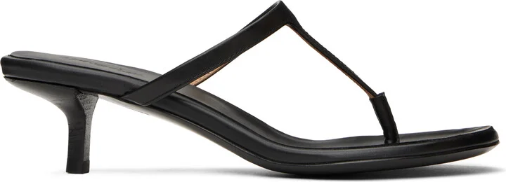 Marsèll Black Sottiletta Heeled Sandals
