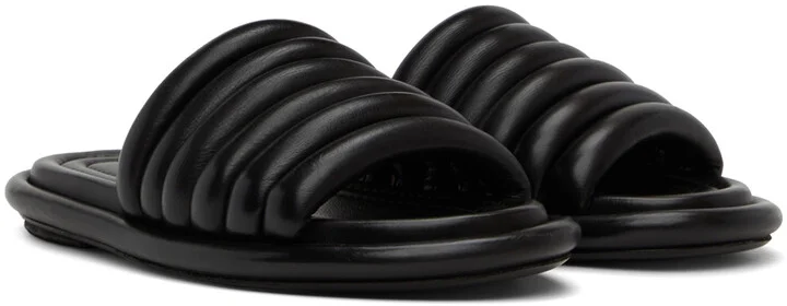 Marsèll Black Spalmata Flat Sandals - Image 4