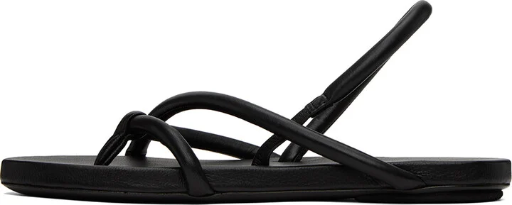 Marsèll Black Spanciata Flat Sandals - Image 3