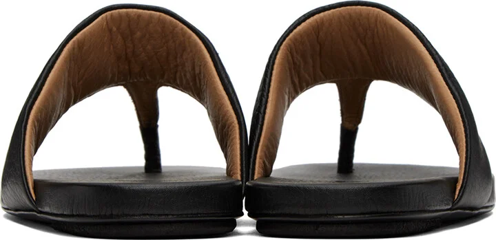 Marsèll Black Spanciata Flat Sandals - Image 2