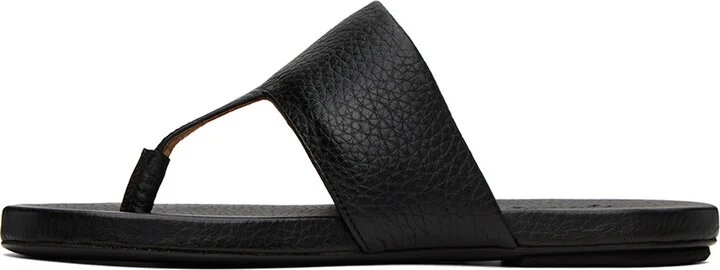 Marsèll Black Spanciata Flat Sandals - Image 3