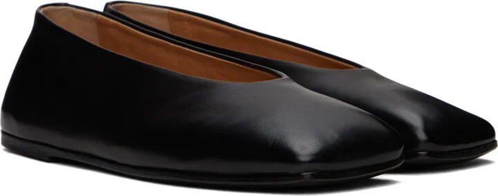 Marsèll Black Spatolona Ballerina Flats - Image 4