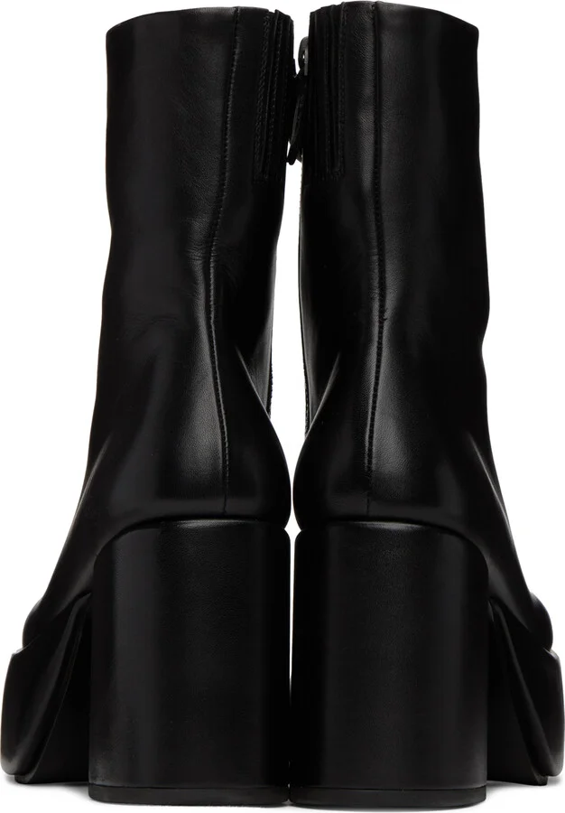 Marsèll Black Tacplat Boots - Image 2