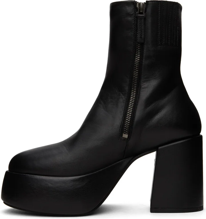 Marsèll Black Tacplat Boots - Image 3
