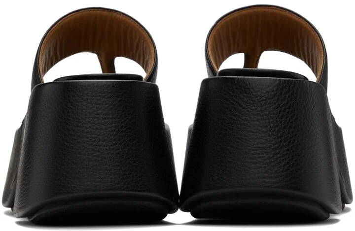 Marsèll Black Zeppo Infradito Sandals - Image 2