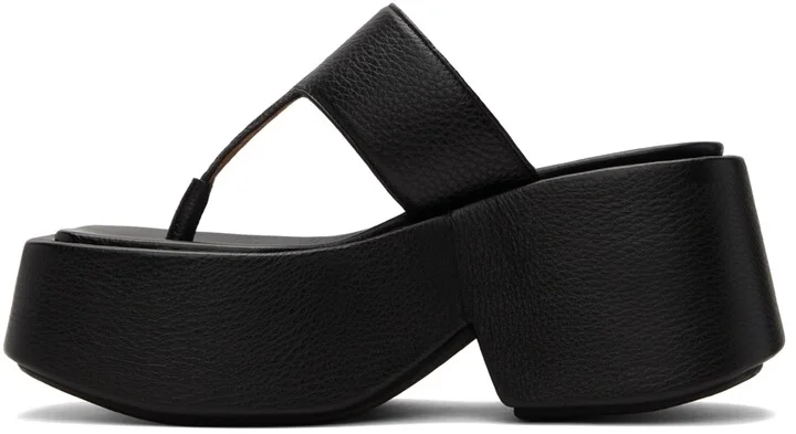 Marsèll Black Zeppo Infradito Sandals - Image 3