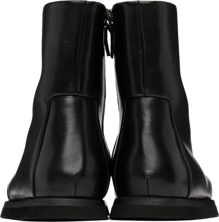 Marsèll Black Zip-Up Boots - Image 2