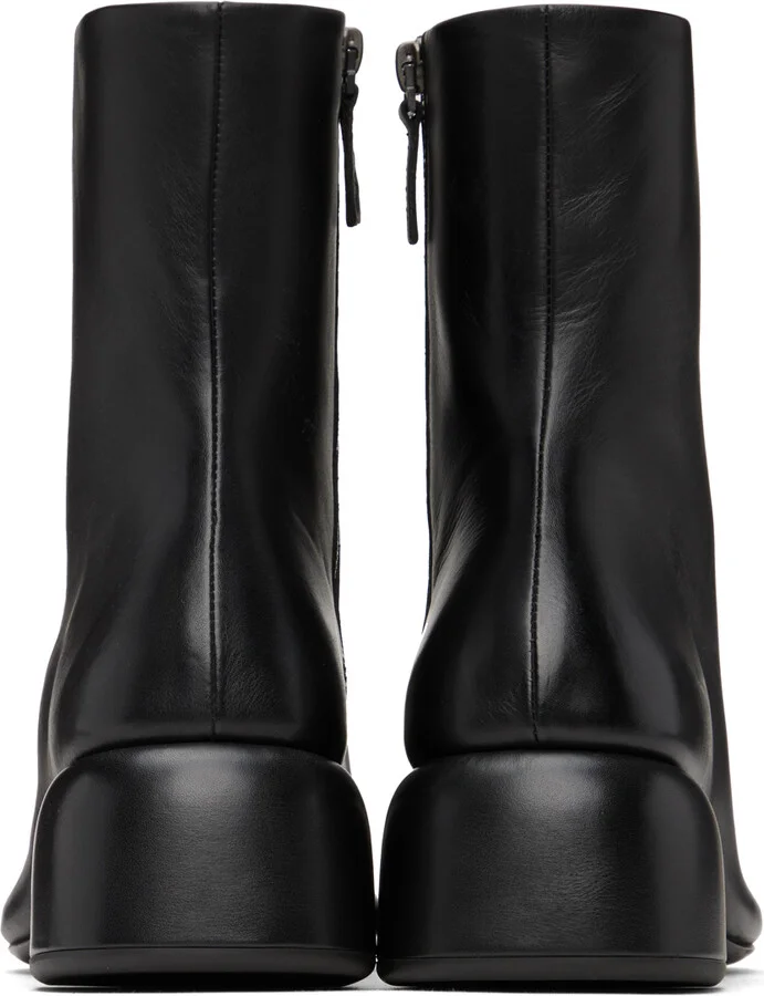 Marsèll Black Zip-Up Boots - Image 2