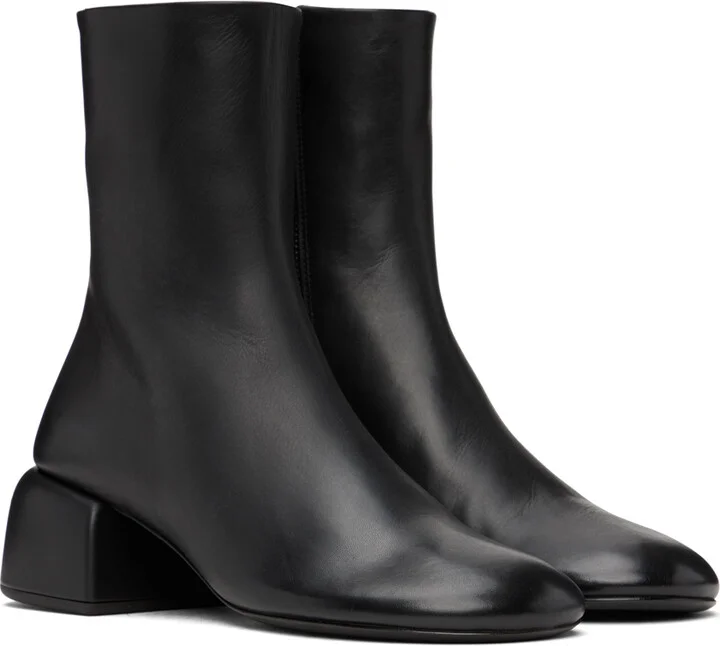 Marsèll Black Zip-Up Boots - Image 4