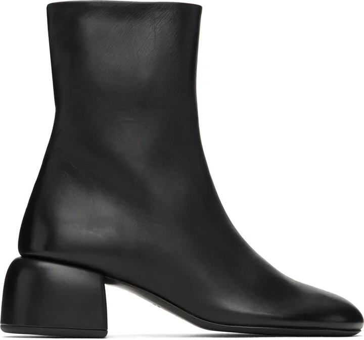 Marsèll Black Zip-Up Boots