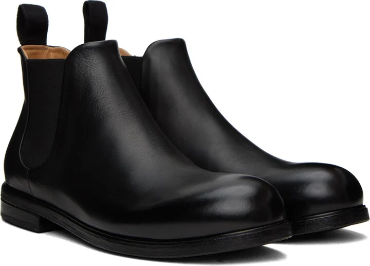Marsèll Black Zucca Media Beatles Chelsea Boots - Image 4