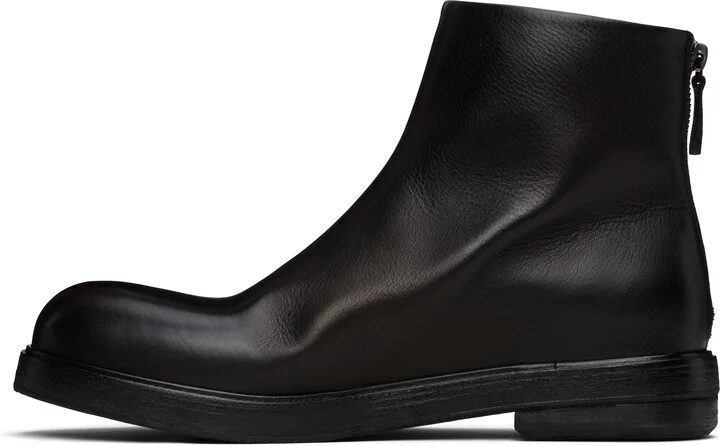 Marsèll Black Zucca Zeppa Ankle Boots - Image 3