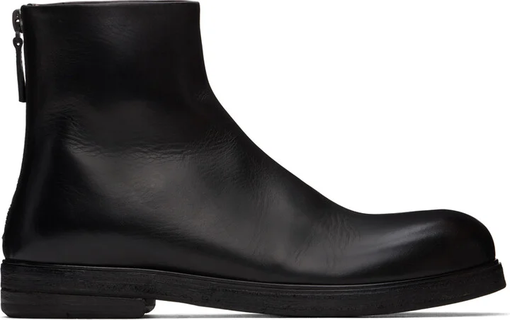 Marsèll Black Zucca Zeppa Ankle Boots
