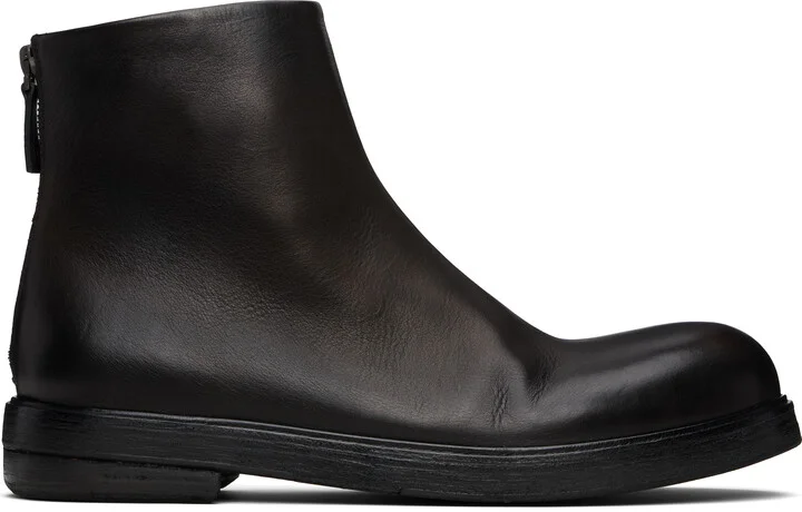 Marsèll Black Zucca Zeppa Ankle Boots