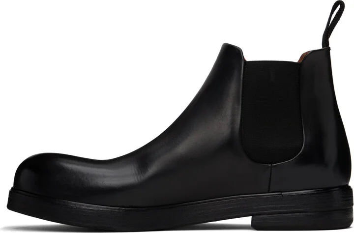 Marsèll Black Zucca Zeppa Beatle Chelsea Boots - Image 3