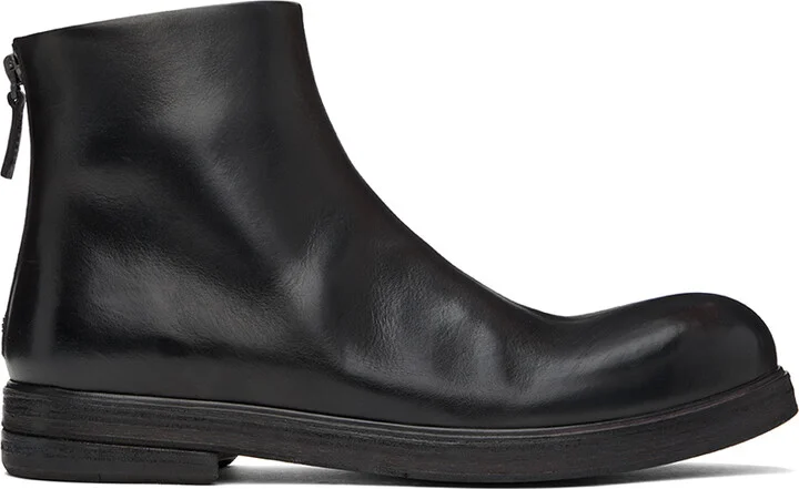 Marsèll Black Zucca Zeppa Boots