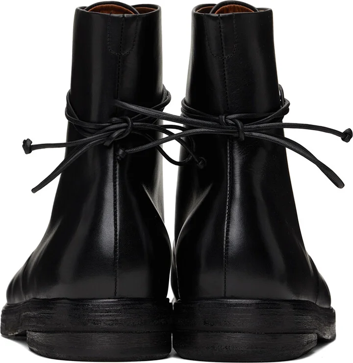 Marsèll Black Zucca Zeppa Lace Up Ankle Boots - Image 2