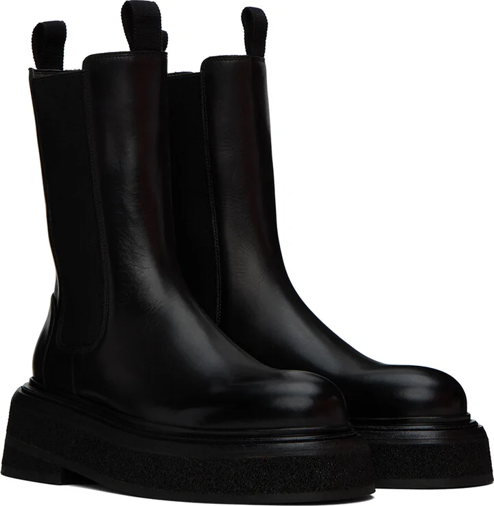 Marsèll Black Zuccone Boots - Image 4