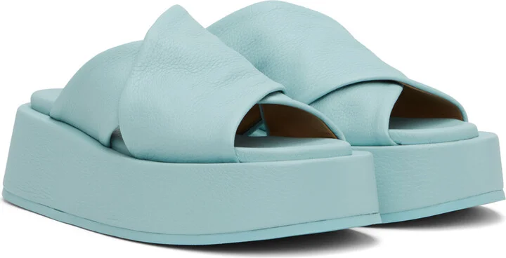 Marsèll Blue Piattaforma Sandals - Image 4
