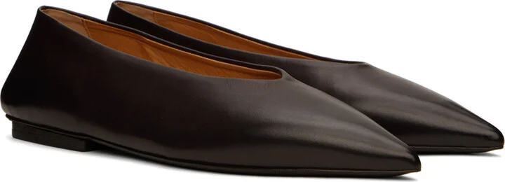 Marsèll Brown Ago Ballerina Flats - Image 4