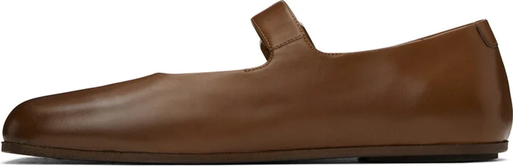 Marsèll Brown Appiedi Ballerina Loafers - Image 3