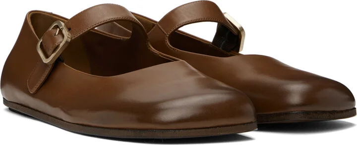 Marsèll Brown Appiedi Ballerina Loafers - Image 4