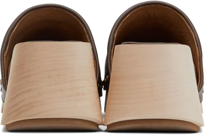 Marsèll Brown Bottone Clogs - Image 2