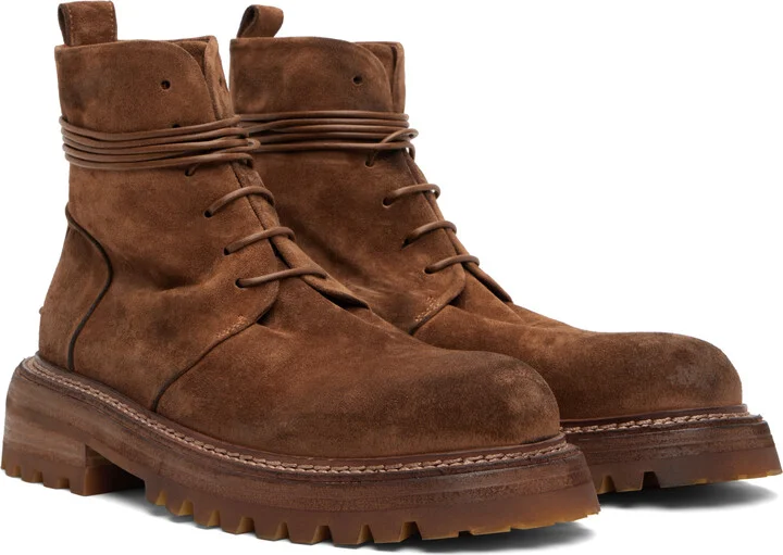 Marsèll Brown Carrucola Combat Boots - Image 4