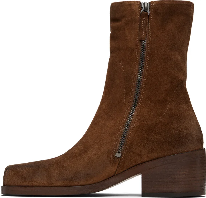 Marsèll Brown Cassello Ankle Boots - Image 3
