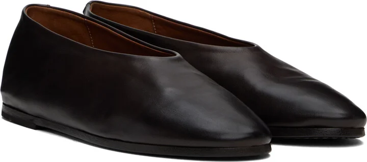 Marsèll Brown Coltellaccio Ballerina Flats - Image 4