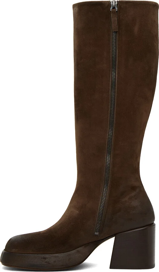 Marsèll Brown Plattino Tall Boots - Image 3