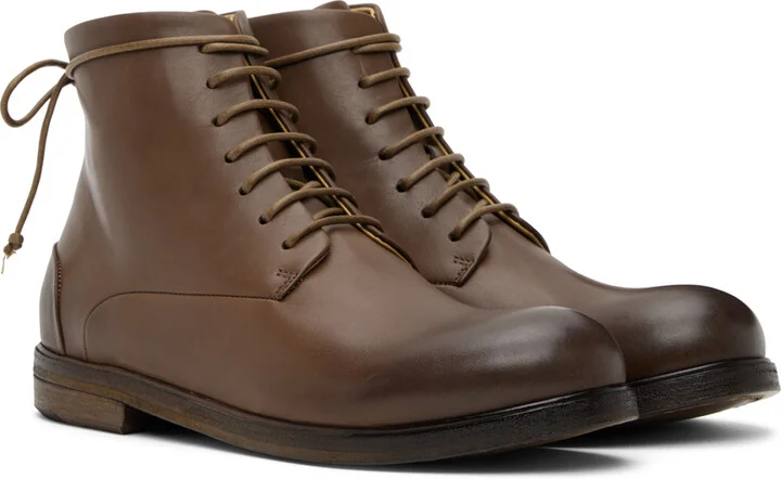 Marsèll Brown Zucca Media Boots - Image 4