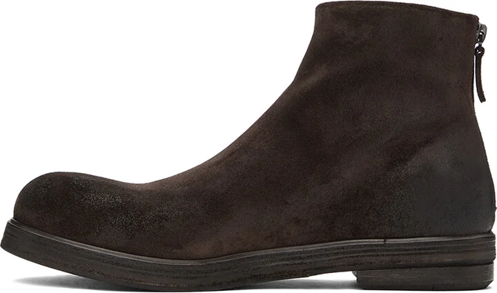 Marsèll Brown Zucca Zeppa Boots - Image 3