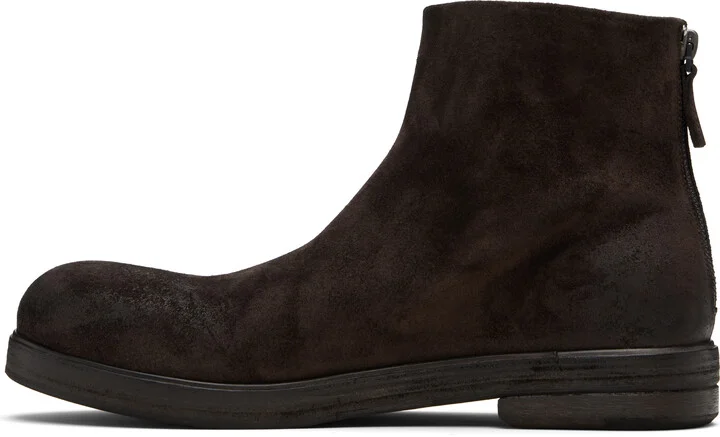 Marsèll Brown Zucca Zeppa Boots - Image 3
