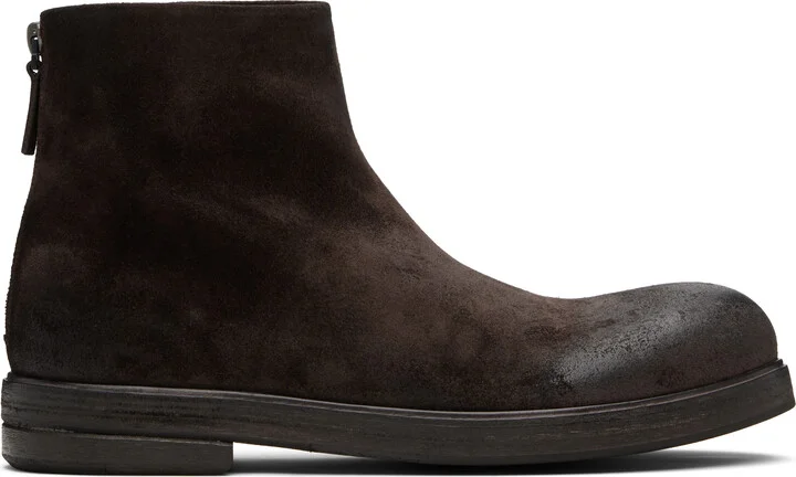 Marsèll Brown Zucca Zeppa Boots