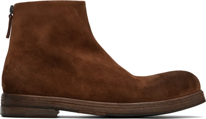 Marsèll Brown Zucco Zeppa Boots
