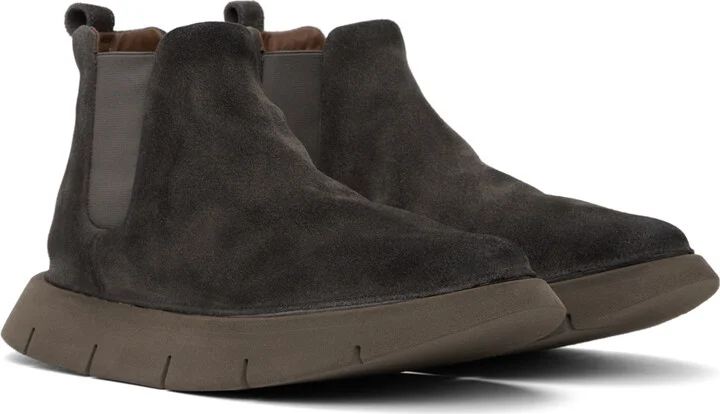 Marsèll Gray Intagliata Beatle Chelsea Boots - Image 4