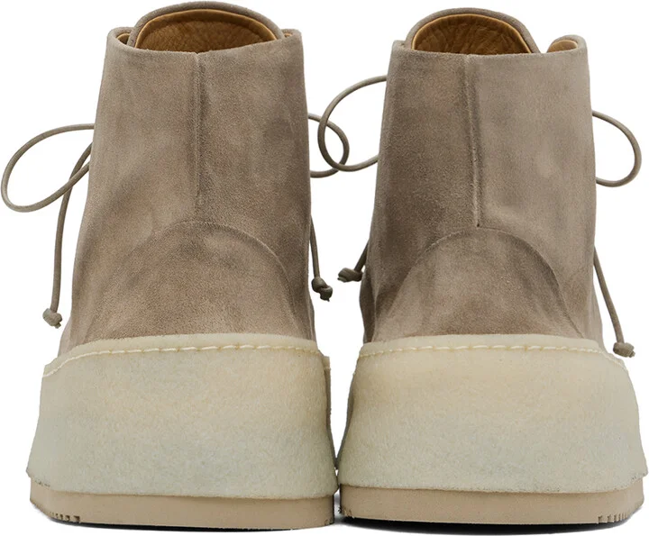 Marsèll Gray Parapana Lace Up Ankle Boots - Image 2