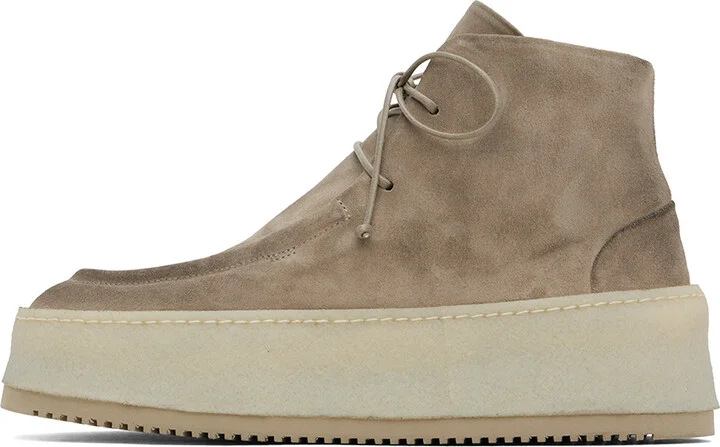Marsèll Gray Parapana Lace Up Ankle Boots - Image 3