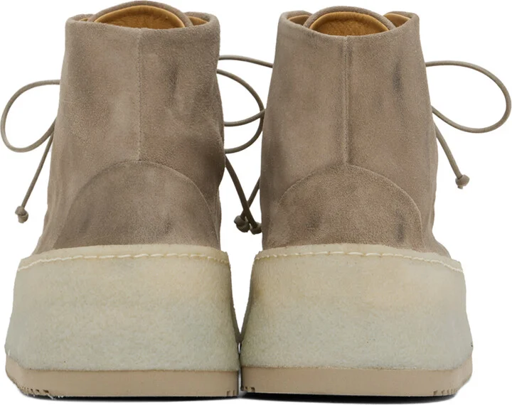 Marsèll Gray Parapana Lace Up Ankle Boots - Image 2