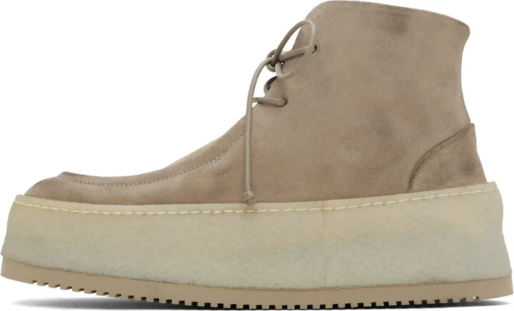 Marsèll Gray Parapana Lace Up Ankle Boots - Image 3