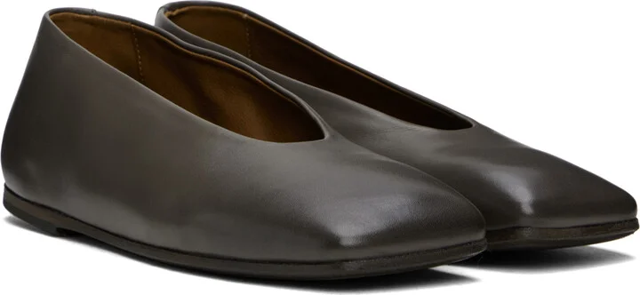 Marsèll Gray Spatolona Ballerina Flats - Image 4