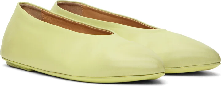 Marsèll Green Sfoglia Ballerina Flats - Image 4